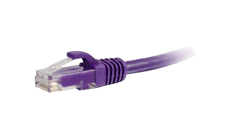 C2G 10ft Cat6 Snagless Unshielded (UTP) Ethernet Cable - Cat6 Network Patch Cable - PoE - Purple