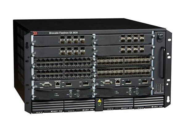 Brocade FastIron SuperX 800 - switch - managed - rack-mountable