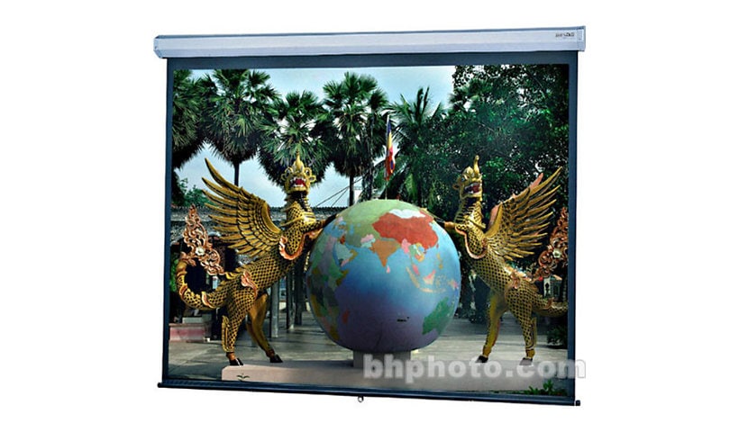 Da-Lite Model C Series Projection Screen with CSR - Wall or Ceiling Mounted Manual Screen - 72in Screen