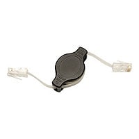 Eaton Tripp Lite Series Cat5e Retractable (UTP) Ethernet Cable (RJ45 M/M) - Black, 4 ft. (1.22 m) - patch cable - 1.2 m