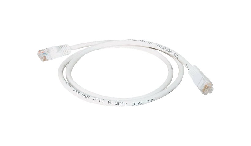C2G 50ft Cat5e Snagless Unshielded (UTP) Ethernet Cable - Cat5e Network Patch Cable - PoE - White