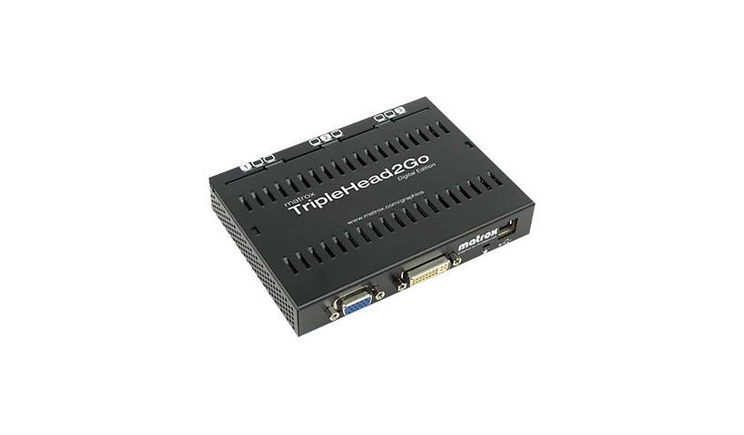 Matrox Graphics eXpansion Module TripleHead2Go - Digital Edition - video co