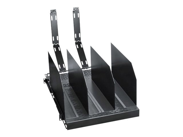 Black Box Sliding Server Shelf with Fins rack shelf