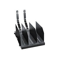 Black Box Sliding Server Shelf with Fins rack shelf