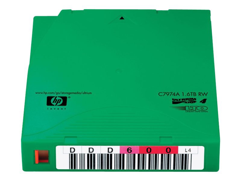 HPE Ultrium RW Custom Labeled Data Cartridge - LTO Ultrium 4 x 20 - 800 GB