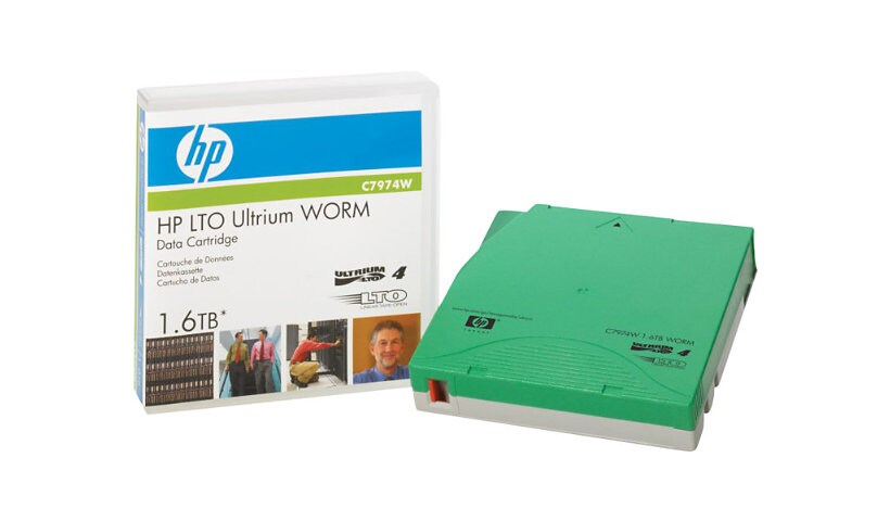 HPE - LTO Ultrium WORM 4 x 1 - 800 GB - storage media