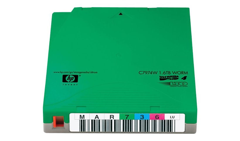 HPE Ultrium WORM Custom Labeled Data Cartridge - LTO Ultrium WORM 4 x 20 -