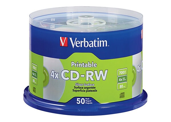 Verbatim DataLifePlus - CD-RW x 50 - 700 MB - storage media