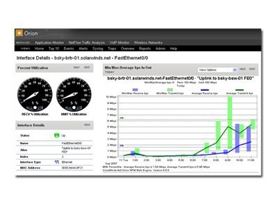 Thumbnail 5 of 5 for SolarWinds NetFlow Traffic Analyzer Module for SolarWinds SL250 - license + 1 Year Maintenance - 1 license