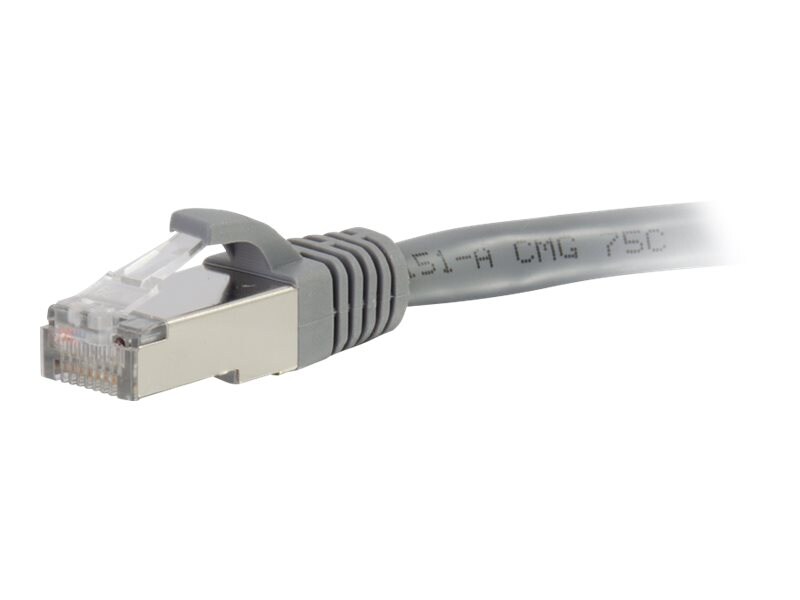 C2G 5ft Cat5e Snagless Shielded (STP) Ethernet Network Patch Cable - Gray -