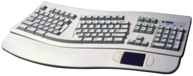 MicroTouch 104-key ergonomic keyboard