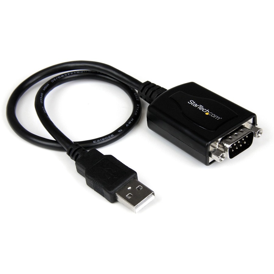 StarTech.com USB to Serial RS232 Adapter Cable with COM Retention 1'