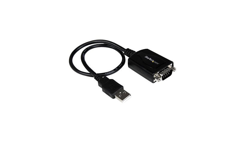 StarTech.com USB to Serial RS232 Adapter Cable with COM Retention 1'