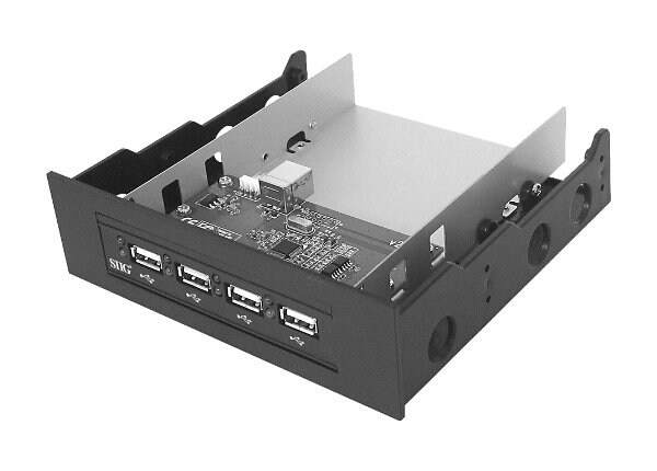 SIIG USB 2.0 4-Port Bay Hub - hub - 4 ports