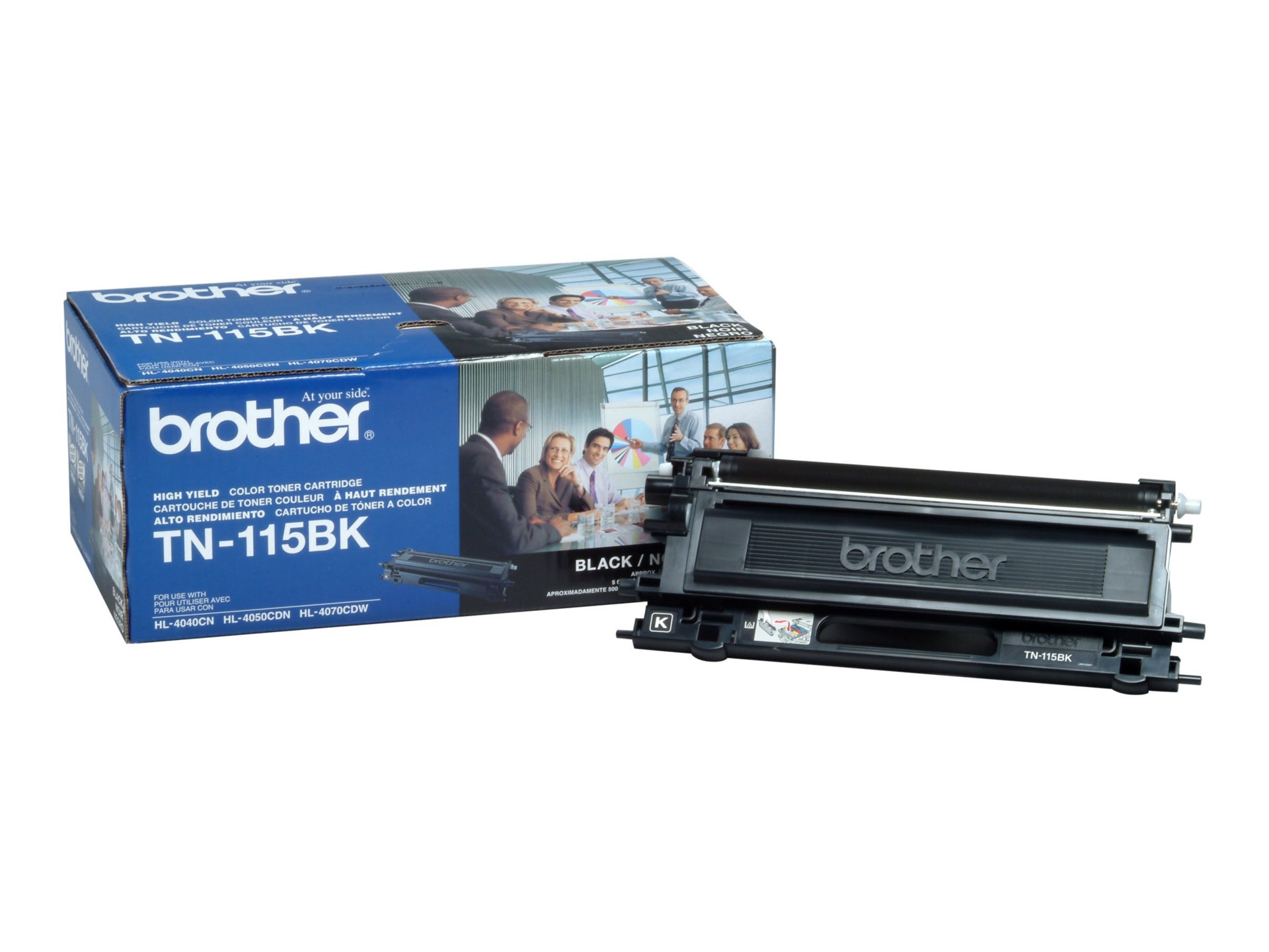 Brother TN Series TN115BK Toner - High Yield - Black - 5000 Pages