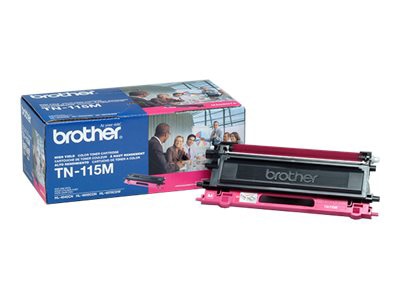 Brother TN Series TN115M Toner - High Yield - Magenta - 4000 Pages