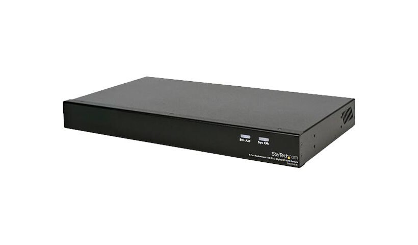 StarTech.com 8 Port Rackmount USB PS/2 Digital IP KVM Switch