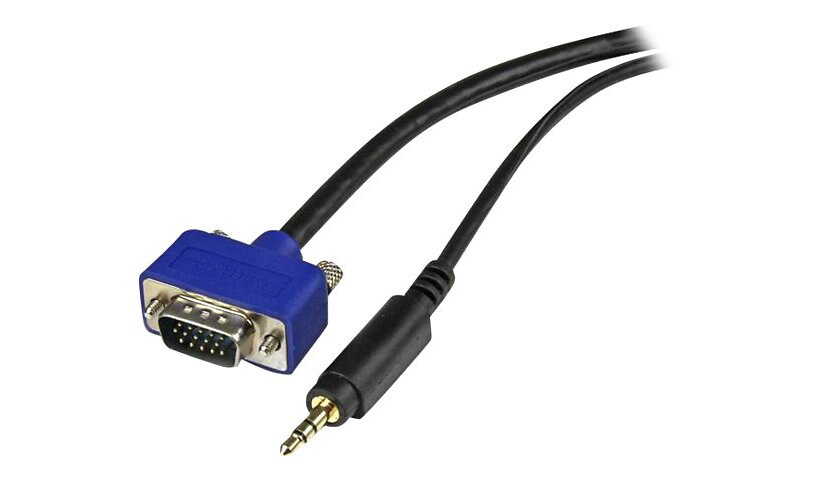 StarTech.com 6ft High Resolution Monitor VGA Cable w/ Audio - HD15 M/M