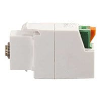 C2G 3.5mm 3-Conductor Keystone Adapter - White