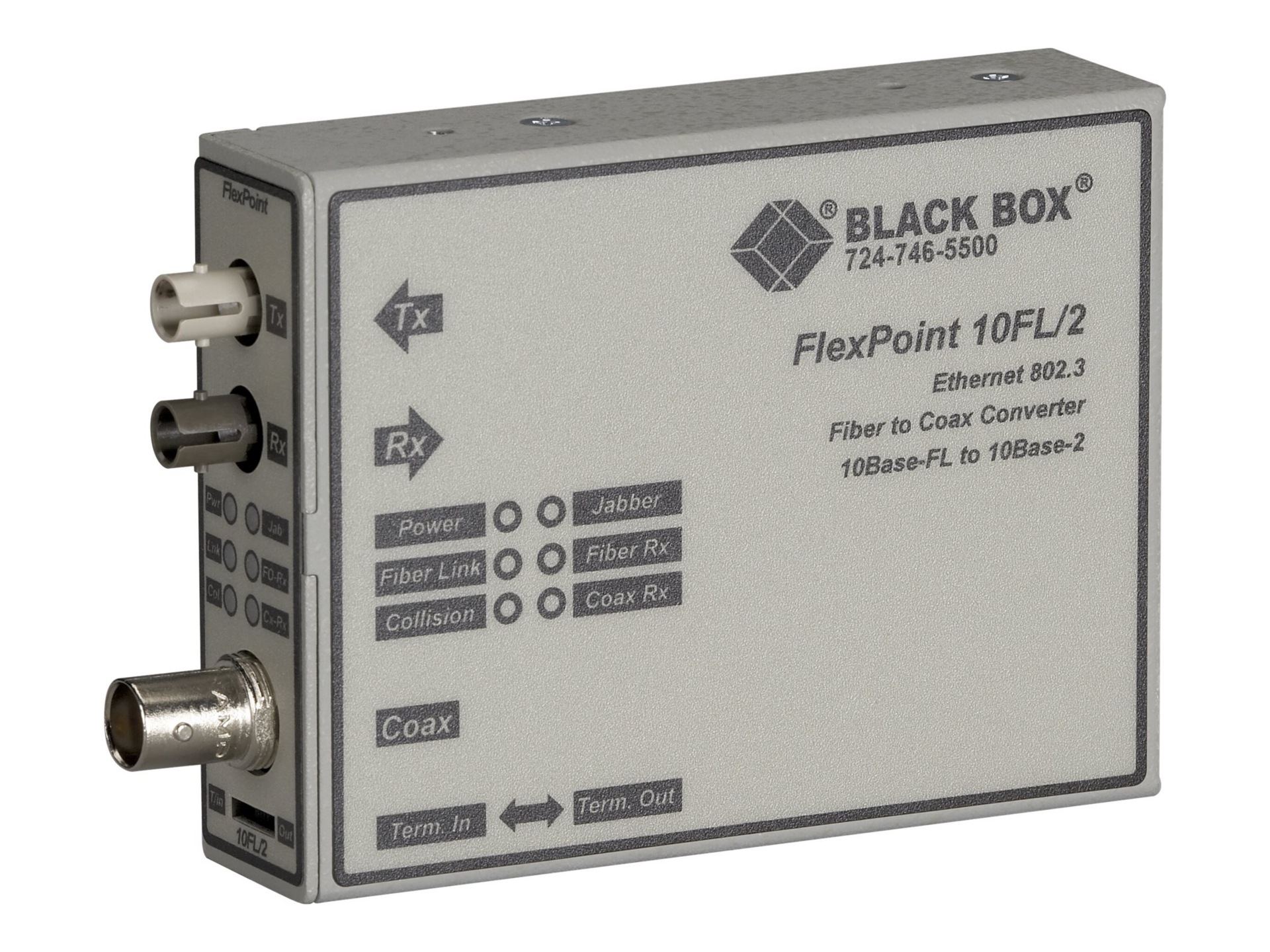 Black Box FlexPoint - media converter - 10Mb LAN