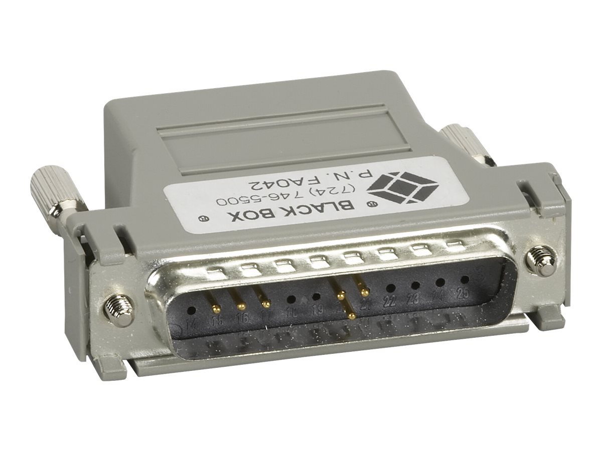 Black Box - modem adapter - DB-25 to RJ-45