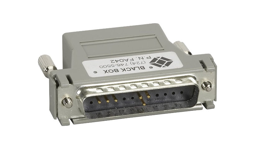 Black Box - modem adapter - DB-25 to RJ-45