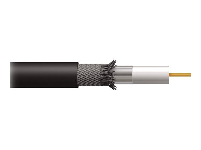 C2G RG6/U Dual Shield In Wall Coaxial Cable - antenna cable - RF - 1000 ft