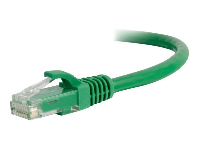 C2G Cat5e Snagless Unshielded (UTP) Network Patch Cable - patch cable - 5 ft - green