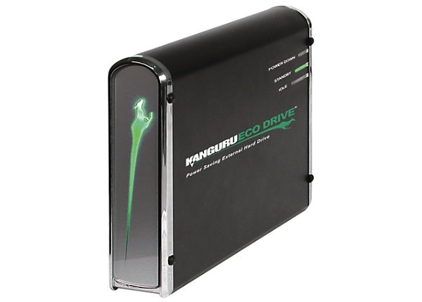 Kanguru Eco Drive™ - USB2.0 3.5” - 80GB External Eco-Friendly Hard Drive