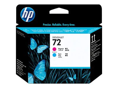 HP 72 (C9383A) Original Inkjet Printhead - Single Pack - Magenta, Cyan - 1 Each