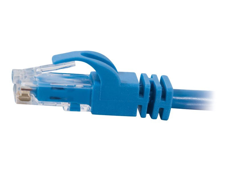 C2G 7ft Cat6 Snagless Unshielded (UTP) Ethernet Cable - Cat6 Network Patch Cable - PoE - Pack of 25 - Blue