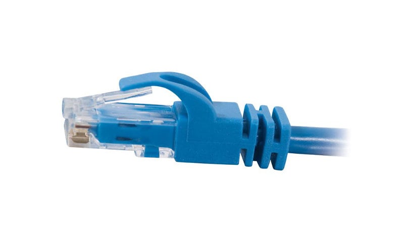 C2G 7ft Cat6 Snagless Unshielded (UTP) Ethernet Cable - Cat6 Network Patch Cable - PoE - Pack of 25 - Blue