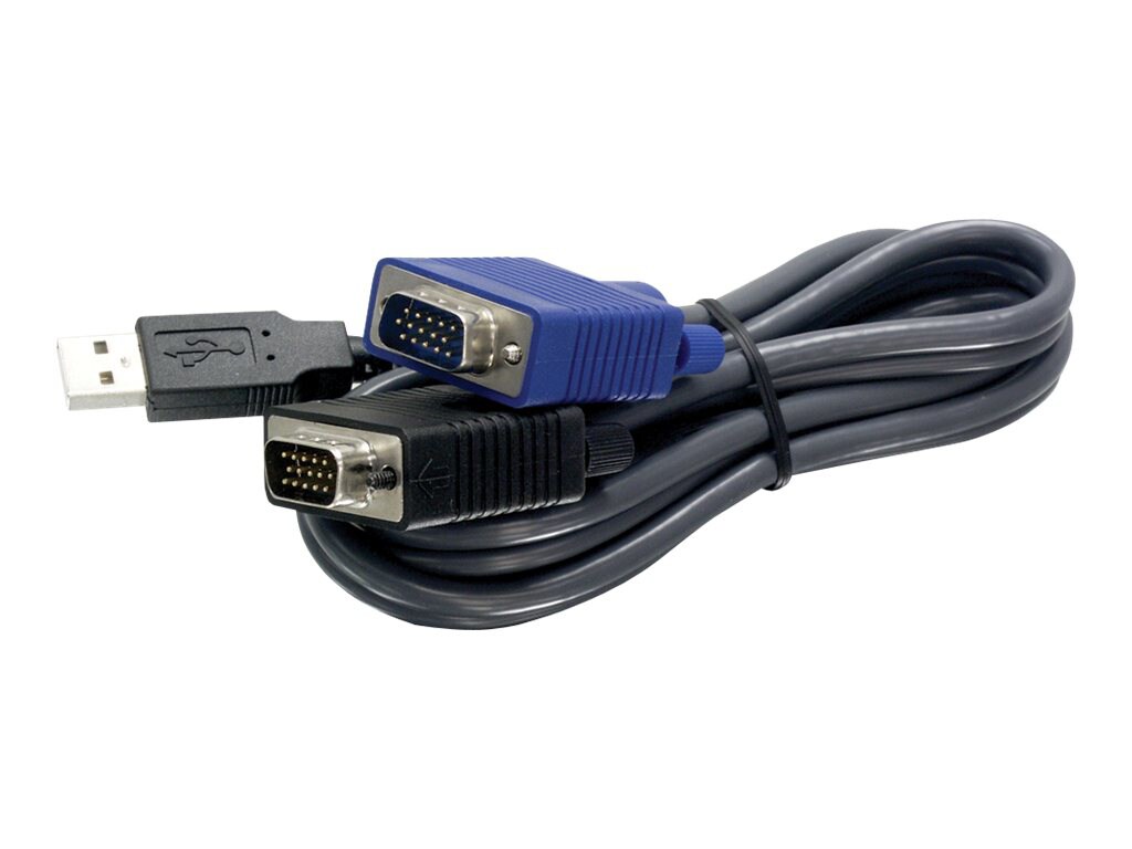 TRENDnet TK CU15 - keyboard / video / mouse (KVM) cable - 15 ft