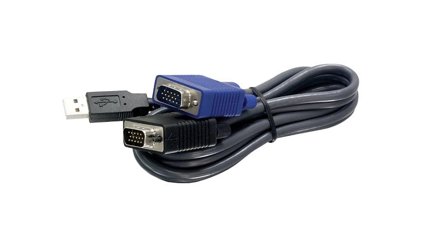 TRENDnet TK CU15 - keyboard / video / mouse (KVM) cable - 15 ft