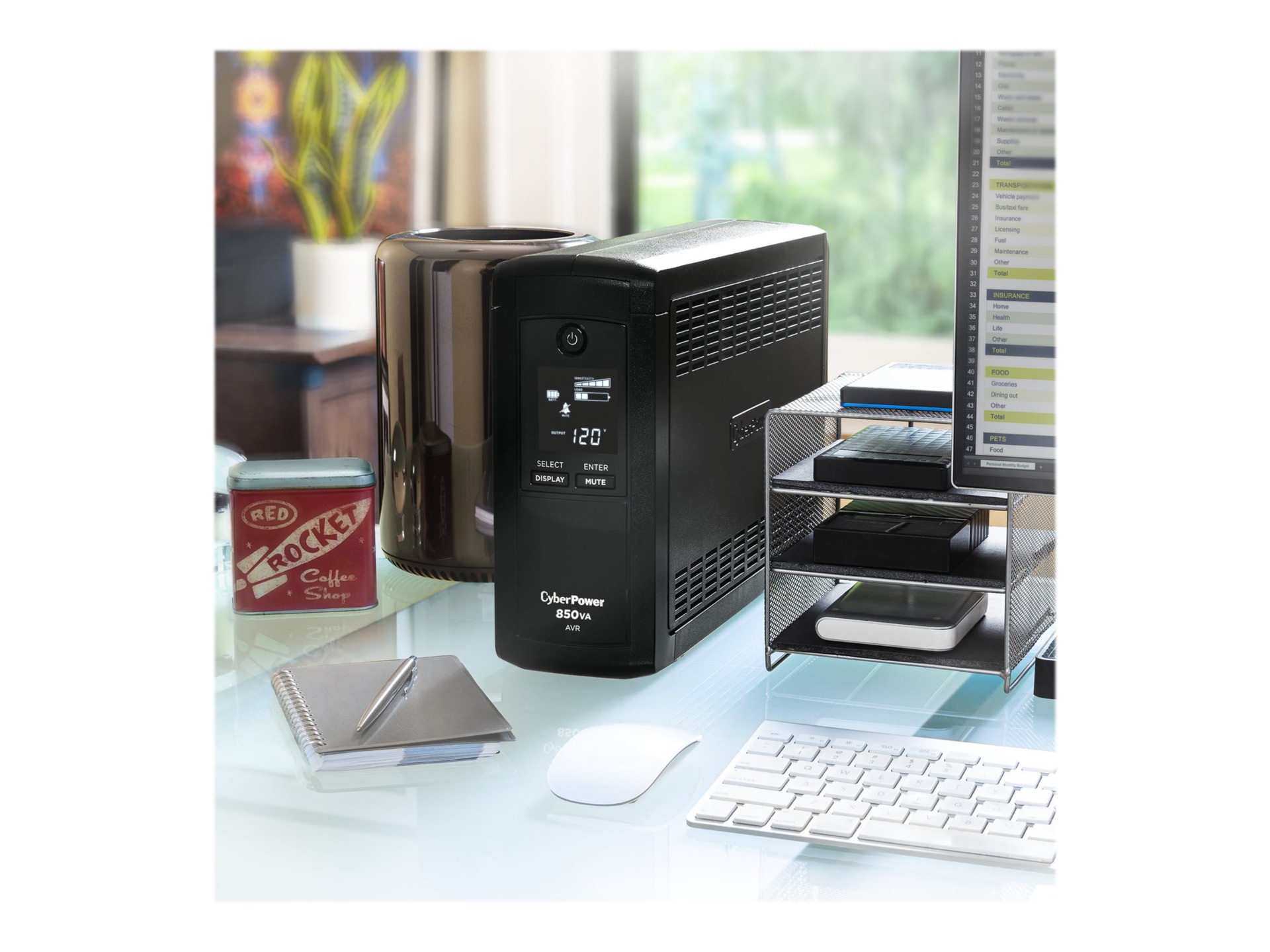 Thumbnail 6 of 7 for CyberPower Intelligent LCD CP850AVRLCD - UPS - 510 Watt - 850 VA
