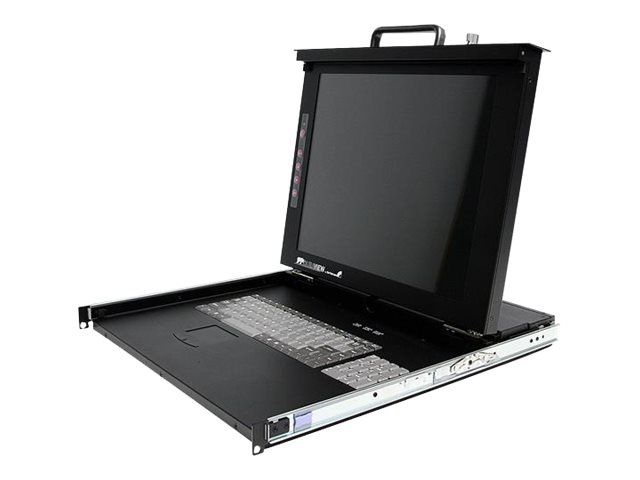 StarTech.com 1U 17" Rackmount LCD Console w/8 Port Multi-Platform KVM