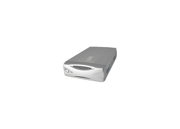 CRU Data-Portable 350 - storage enclosure - SATA-300 - Hi-Speed USB / eSATA-300