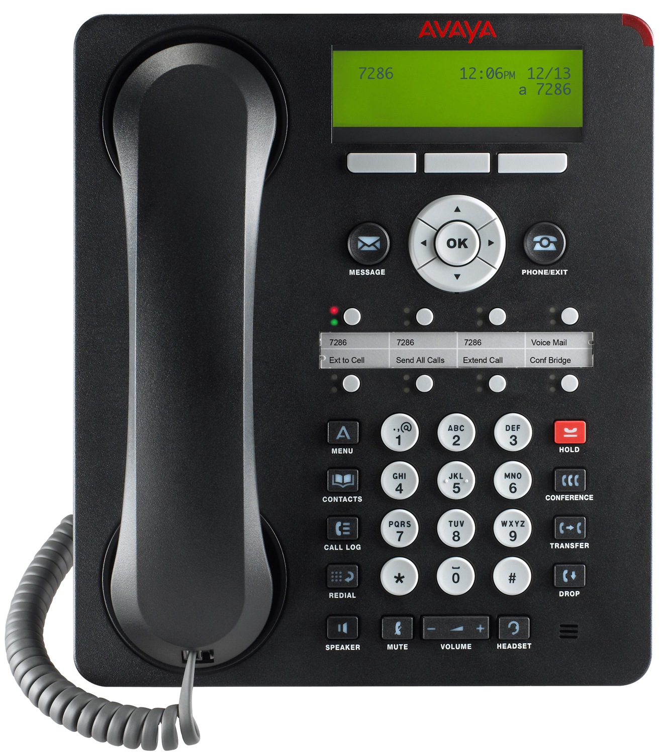 Avaya 1608 IP Telephone Black