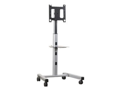 Chief Medium Mobile Flat Panel Mobile Cart - For Displays 32-65" - Black