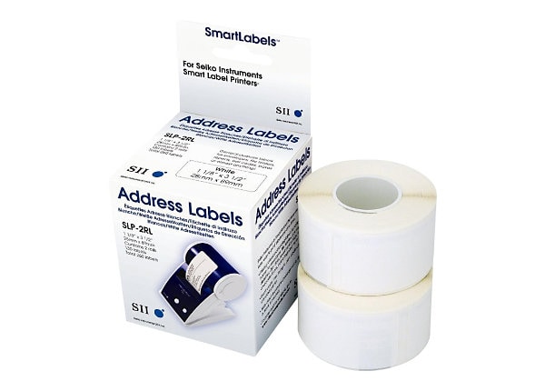 SLP-DRL White Large Multipurpose Labels for Smart Label Printer 