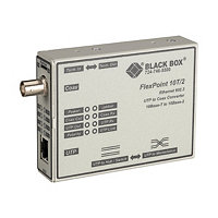 Black Box - Transceiver - 10Base-T, 10Base-2 (Coax) - for FlexPoint