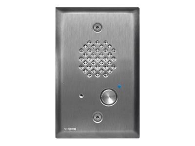 Viking Brushed Stainless Steel Entry Phone with Enhanced Weather Protection