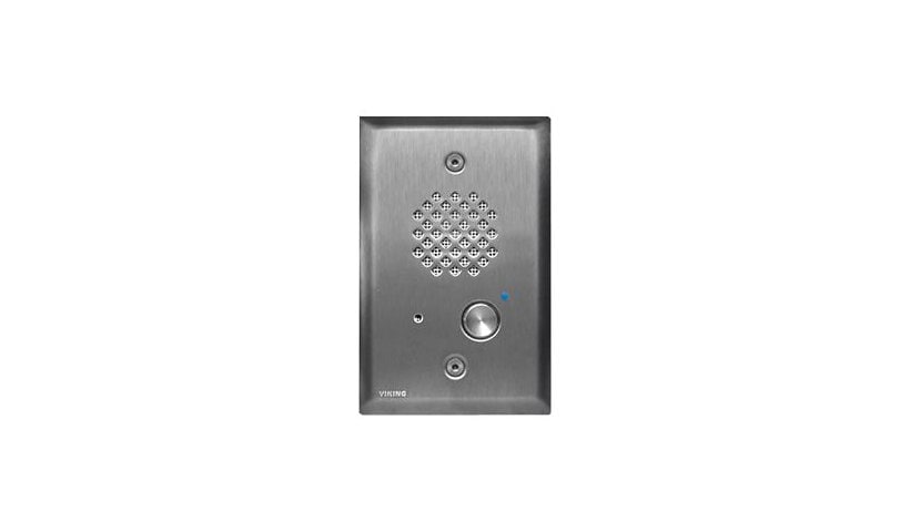 Viking Brushed Stainless Steel Entry Phone with Enhanced Weather Protection