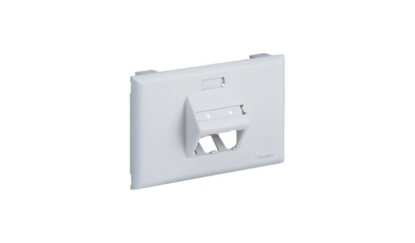 Panduit MINI-COM Ultimate ID Sloped Snap-on Faceplate - faceplate