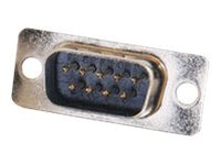 C2G DB9 D-Sub Solder Connector - Data Connector - DB-9 (M) - gold
