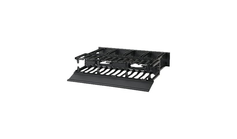 Panduit NetManager High Capacity Horizontal Cable Manager - rack cable management panel - 2U