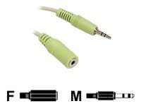 C2G 25ft 3.5mm M/F Stereo Audio Extension Cable (PC-99 Color-Coded) - audio