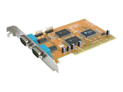 StarTech.com 2-Port Dual Voltage WHQL Approved Serial Card