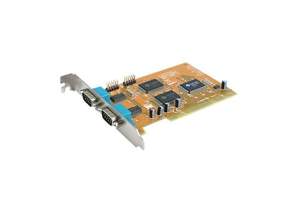 StarTech.com 2-Port Dual Voltage WHQL Approved Serial Card