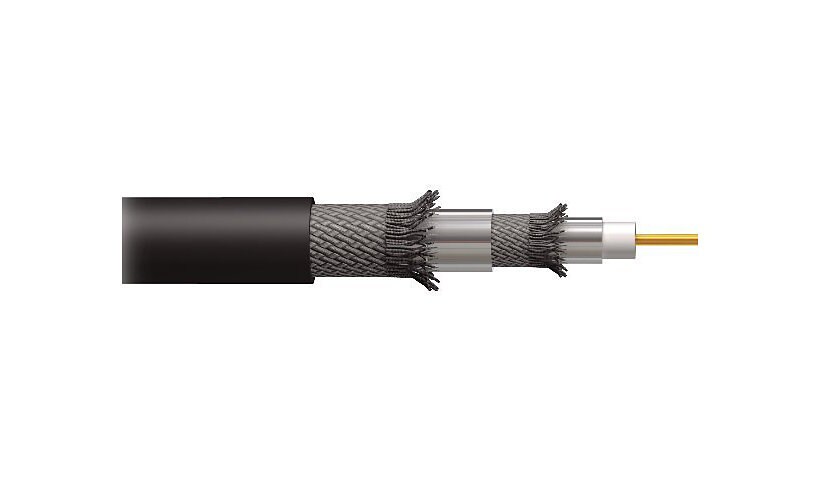 C2G RG6/U Quad Shield In Wall Coaxial Cable - antenna cable - 250 ft